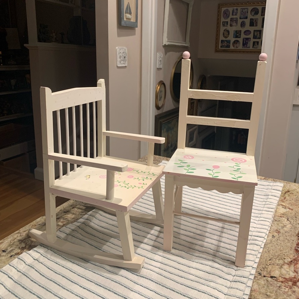 Maggie Miller Doll Wooden Chairs